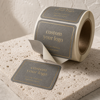 Étiquettes autocollantes personnalisées pour emballages de produits, résistantes à l'eau, avec logo de luxe, pour flacons de cosmétiques et de parfums en verre