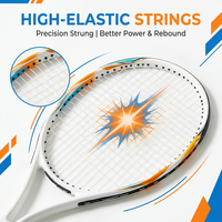 Raqueta de Tenis de Aluminio de Alta Calidad sin Vibraciones con Empuñadura de Aluminio para Sesiones Largas y Cómodas