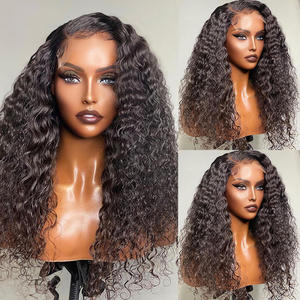 Perruques <span class=keywords><strong>Afro</strong></span> Kinky en Cheveux Humains, Lace Front, Cheveux Vierges Brésiliens, Très Volumineuses, Perruque <span class=keywords><strong>Afro</strong></span> Kinky Bouclée Mongole pour Femmes Noires - Product Image 6