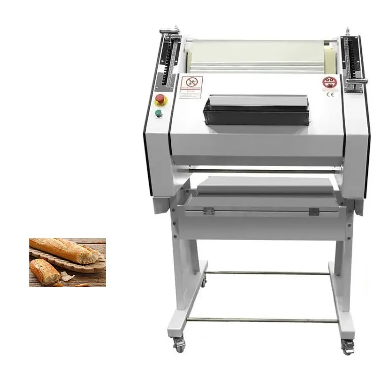 French bread maker efficiency Commercial Automatic Dough Roller Moulding Bakery Baguette Bread Moulder