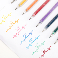 Groothandel Kleuring Set Gel Pennen Kleuren Gel Balpennen, Professionele Kunstenaar Inkt Glitter Gel Pennen Voor Art Tekening Schilderij