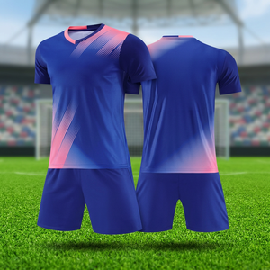 Custom Football Jersey Set Lightweight Breathable Quick Dry Soccer <b>Shirt</b> Shorts Team Sports Uniform Training Match Apparel - Product Image 2