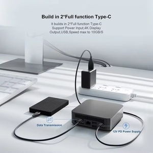 Mini PC de Escritorio Portátil para Juegos con Windows 11 Pro, Intel I9 <span class=keywords><strong>8950HK</strong></span>, 16GB DDR4, 1TB SSD, WiFi6, Gráficos UHD, 1000Mbps, con Enchufe Estadounidense - Product Image 4