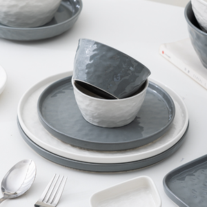 Nordic Style Porcelain Stoneware Dinnerware <b>Sets</b>-Eco Friendly Dishwasher Oven <b>Microwave</b> Safe Customized Color Logo Packing Home - Product Image 6