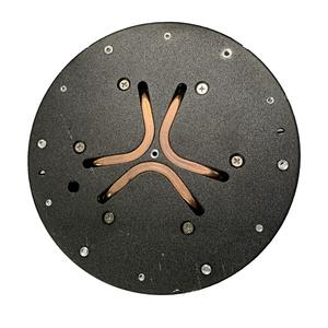 定制设计压铸冷锻数控加工灯发光二极管打火机散热器铜管铝翅片黑色阳极氧化 - Product Image 3