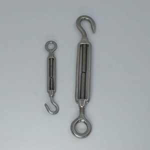 Tensores de Acero Inoxidable 316 de Cuerpo Cerrado con Gancho y Ojo Negros para Herrajes de Aparejos de Industria Pesada - Product Image 3