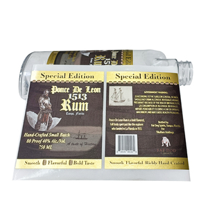 Tùy Chỉnh Vàng Lá Rượu Vang Nhãn Chai Nhãn Dán Kết Cấu Thiết Kế Lạ Mắt Cho Rượu Vang Đỏ Bao Bì Dính Tem Giấy Bao Bì Nhãn - Product Image 2