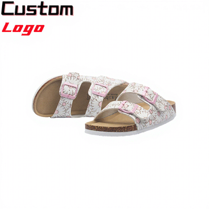 Sandali <span class=keywords><strong>in</strong></span> <span class=keywords><strong>sughero</strong></span> con Logo personalizzato pantofole per uccelli OEM/ODM diapositive per esterni scarpe Casual stile Unisex con Logo personalizzato pantofole di marca - Product Image 1