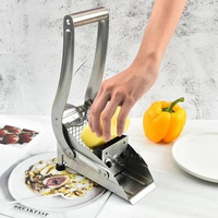 Multifunctionele roestvrijstalen handmatige aardappelsnijder - een duurzaam hulpmiddel voor het snijden van fruit en groenten, kaassnijdersets