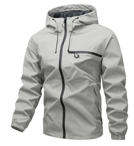 Chaqueta Deportiva Casual para Exteriores, Impermeable, con Capucha, Estilo Urbano - Product Image 2