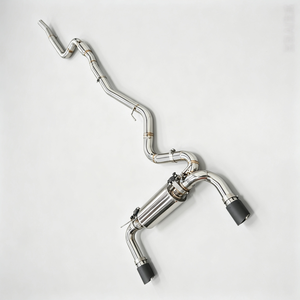 Échappement en acier inoxydable 304 pour <span class=keywords><strong>BMW</strong></span> <span class=keywords><strong>116i</strong></span> 118 120 F20, échappement arrière, silencieux, valve, performance automobile, tuning - Product Image 1