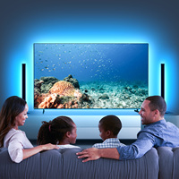Boîte de synchronisation Fancy 2023, 2 pièces, barre lumineuse, lumière ambiante intelligente, rétroéclairage LED pour TV, synchronisation HDMI 4K 2.0, kit de bande lumineuse LED