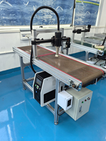 Nettoyeur plasma atmosphérique à convoyeur, machine de traitement de surface au plasma à jet direct rotatif pour PP, PE, métal