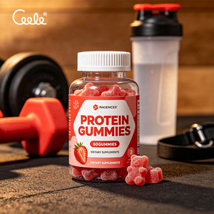 Caramelle Gommose Proteiche Halal Portatili, Integratore Energetico Naturale che Migliora le Prestazioni Sportive Durante le Sessioni di Allenamento Quotidiane - Product Image 2