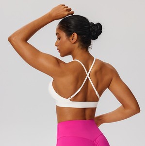 <span class=keywords><strong>Soutien</strong></span>-<span class=keywords><strong>gorge</strong></span> de sport sans bretelles pour femme, maintien élevé, avec coussinets amovibles, séchage rapide, en nylon respirant, idéal pour la gym - Product Image 3