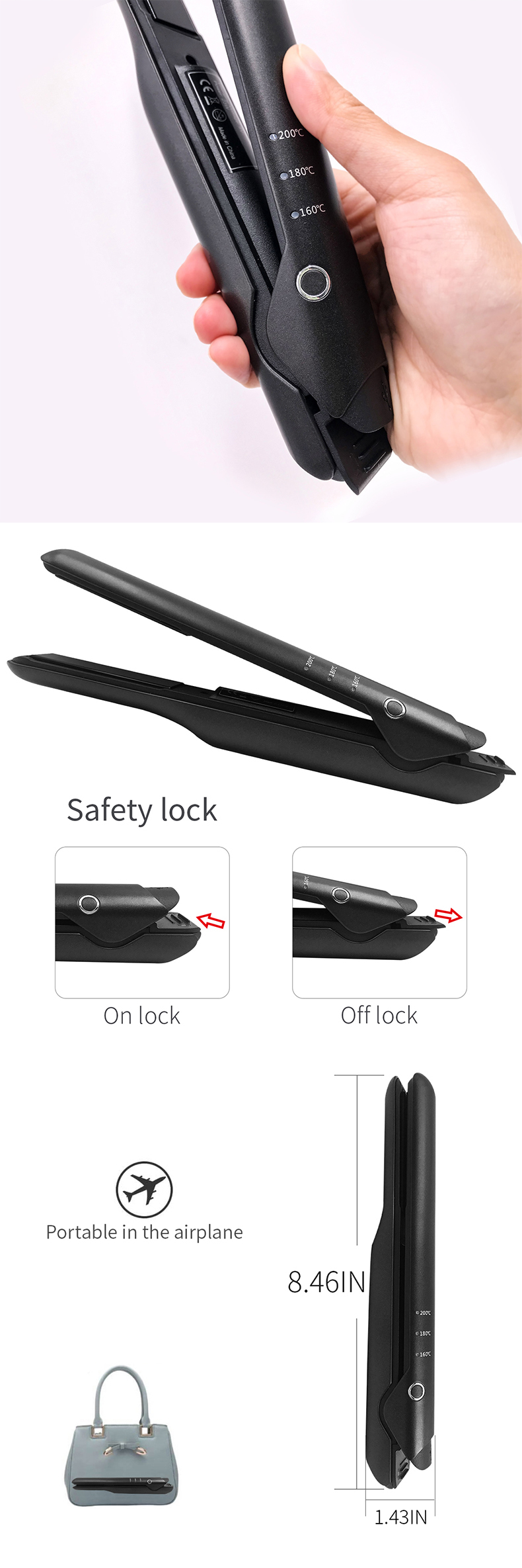 Best Package Usb Curler Hair Straight Straightening Corn Ion Magic Wand Stick Wand Flatirons Hair Flatiron Straightener Splint