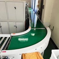 Convoyeur à escalier - Convoyeur à bande transporteuse robuste pour le levage de marchandises avec vitesse réglable et antistatique pour entrepôt/usine