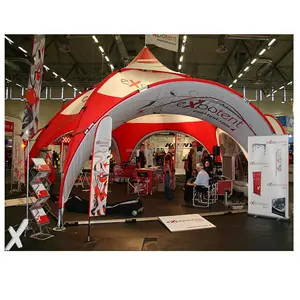 Хит продаж, водонепроницаемые геодезические арки 6x6 м, палатки пауков для выставки