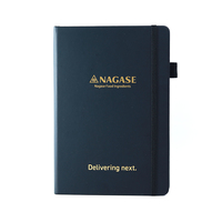 Carnet de notes A5 personnalisé en cuir/PVC, couverture rigide, impression UV, 100 feuilles, haute qualité, cadeaux d'entreprise en gros
