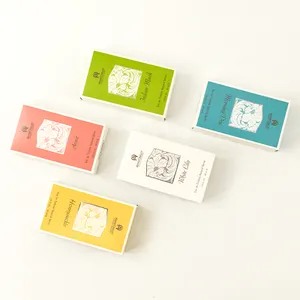 Caixa de perfume cosmética personalizada simples para embalagem de perfume com laminação brilhante, caixa de papelão com tampa completa para embalagem de perfume de 40ml