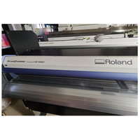 95% nueva impresora de impresión y corte Roland vs540i VS64i se utiliza para la impresión de pegatinas corporales y corte de pancartas de vinilo ECO solvente