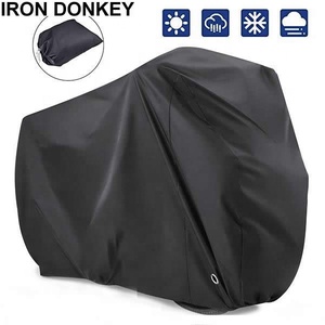IRONDONKEY 210d 防水防尘户外自行车罩防晒聚酯/尼龙黑色 - Product Image 5