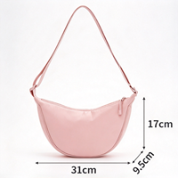 Sac bandoulière mode 2026 pour femme, sac à l'épaule sport, sac à bandoulière type dumpling avec fermeture éclair et fermoir EUNQING