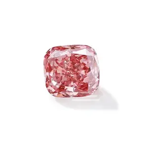Diamant certifié taille coussin fantaisie couleur rose IGI certifié 11CT HPHT diamant rose de laboratoire en vrac