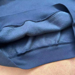 Sudadera con Capucha de Lujo Ss22, Ligera, de Lana/Viscosa con Flocado 3D, 330g, Color Avena, Bloques de Color, Elástica, Corte Regular, Bordada - Product Image 4