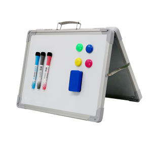 <span class=keywords><strong>Lavagna</strong></span> a cavalletto <span class=keywords><strong>magnetica</strong></span> portatile a doppio lato piccola <span class=keywords><strong>lavagna</strong></span> per bambini che disegnano promemoria didattici ufficio uso Desktop personale cancellabile a secco - Product Image 1