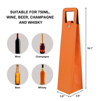 Vente en gros Sac cadeau de Noël pour bouteille de vin Sacs de vin pour bouteilles de vin