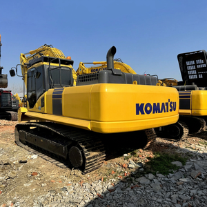 Excavatrice sur chenilles Komatsu PC350 d'origine japonaise, 35 tonnes, d'occasion, hydraulique, matériel de construction - Product Image 1