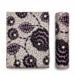 Tissu en coton popeline Ankara <span class=keywords><strong>marron</strong></span> gris, tissu <span class=keywords><strong>pagne</strong></span> africain ciré or, tissu capulana, tissu hollandais imprimé ciré, tissu nigérian à sequins - Product Image 1