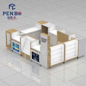 Centre commercial moderne verre téléphone portable magasin meubles vitrine personnalisé 2X2 3X3 4X4 5X5 kiosque de téléphone portable à vendre - Product Image 4