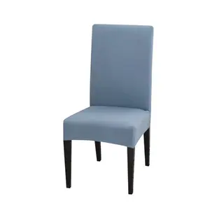 CL427 mutfak otel ziyafet elastik streç sandalye Slipcover vaka anti-kirli çıkarılabilir sandalye kılıfı s yüksek geri yemek sandalye kılıfı