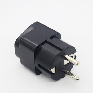 Travel Adapter Eu <b>Plug</b> 100-240V <b>Universal</b> For Europe France Korea Russia - Product Image 1