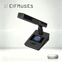Microphone de conférence sans fil UHF avec batterie au lithium intégrée, utilisation en conférence sans interruption pendant 8 heures
