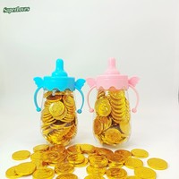 Chocolat Solide de Haute Qualité en Gros, Pièces Circulaires Multicolores, Vente Chaude, Meilleures Ventes Superloves