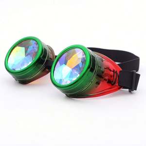 Gafas de Sol Kaleidoscopio Coloridas Retro de Moda 2019 para Hombre y Mujer, Lentes Difractadas EDM, Gafas Steampunk - Product Image 4