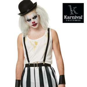 ODM venta completa Halloween miedo payaso adultos hombres Cosplay disfraz para fiesta disfraz carnaval asesino payaso - Product Image 4