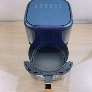 Appareils électroménagers de marque chinoise, un nouveau modèle carré bleu de 6,5 litres, doté d'un style élégant et simple, <span class=keywords><strong>friteuse</strong></span> à air - Product Image 4