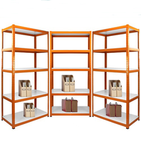 Étagère de Stockage Robuste Qingdao pour Magasin, Métallique à 5 Niveaux, pour Garage