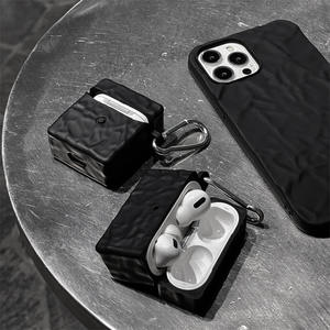 Étui <span class=keywords><strong>de</strong></span> protection mat élégant effet plissé pour <span class=keywords><strong>AirPods</strong></span> Pro, compatible avec les boîtiers <span class=keywords><strong>de</strong></span> <span class=keywords><strong>charge</strong></span> des écouteurs <span class=keywords><strong>sans</strong></span> <span class=keywords><strong>fil</strong></span> <span class=keywords><strong>Apple</strong></span> <span class=keywords><strong>AirPods</strong></span> 1, <span class=keywords><strong>2</strong></span> et 3 - Product Image 6