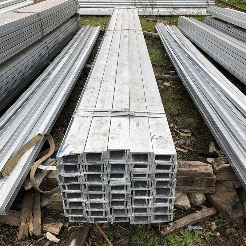 C8 x 13.75 channel beam C8 x 13.75 channel beam