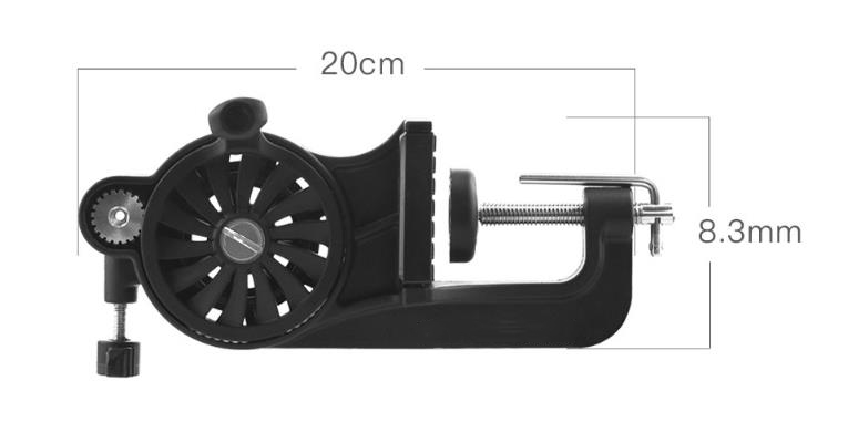 Enrouleur de ligne de pêche multifonction, Machine de moulinet de lancer et de filature, système d'enroulement de ligne d'appât réversible