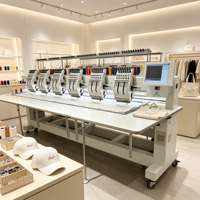 Machine à broder numérique haut de gamme 110V ou 220V pour la broderie de casquettes et le broderie de logos sur casquettes