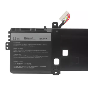 Batería para portátil 191yn 14,8 V 92 Wh para <span class=keywords><strong>Dell</strong></span> Alien <span class=keywords><strong>Alienware</strong></span> <span class=keywords><strong>15</strong></span> <span class=keywords><strong>R2</strong></span> P42F 2F3W1 - Product Image 3