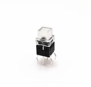HCNHK Factory Directly Supply 6.0mm illuminated tact switch with cap