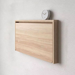 Bureau d'ordinateur portable pliable mural <span class=keywords><strong>en</strong></span> MDF, support réglable, bureau d'apprentissage suspendu écologique, étagère pour la maison, petit - Product Image 5