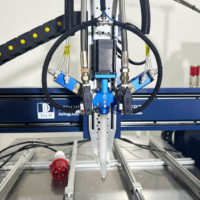 Machine de distribution automatique de résine époxy 2K, machine de moulage de colle AB, équipement de mélange CNC pour l'électronique